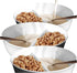 3 Pack - Just Crunch Anti-Soggy Cereal Bowl - Keeps Cereal Fresh & Crunchy | BPA Free | Microwave Safe | Ice Cream & Topping, Yogurt & Berries, Fr...