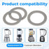 3Pcs Blender Gasket Rubber Seal O-Ring CUCB-456-3, Replacement for Cuisinart Blenders BFP703 BFP-703 BFP703B BFP-703CH SPB-7 SPB7 SPB-7BK CB8 CB9 ...