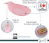Silicone Spoon Rest for Kitchen Spoon Holder - Pink...