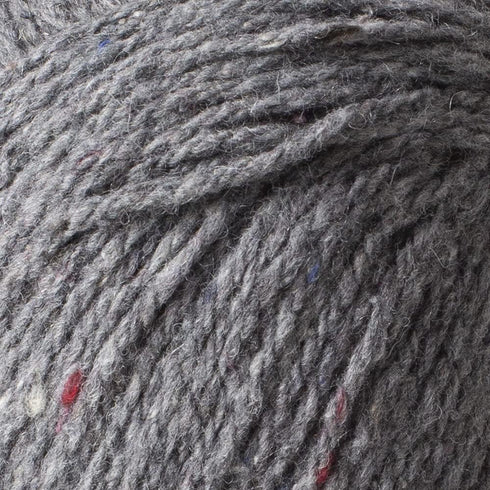 1 Ball La Mia Re-Tweed Knitting Yarn,%40 Wool%40 Polyester%20 Acrylic, 3.5 Oz (100 g) / 202 Yrds (185 m), Worsted, Grey - L149......