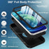 for iPhone 12 Case, iPhone 12 Pro Case, with Built in Screen Protector Heavy Duty Drop Protection Shockproof Dust Proof Protective Phone Cover for...