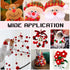 TOAOB 500pcs Pom Poms 1cm Craft Pom Poms Red Fuzzy Pompoms Balls Arts and Crafts Supplies with Googly Wiggle Eyes for DIY Crafts Projects Home Dec...