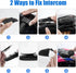 EJEAS Q2 Motorcycle Helmet Bluetooth Intercom, Motorcycle Bluetooth 5.1 Headset with Stereo Sound Effect and Quick Pairing Function for 2 Riders T...