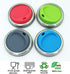 Reusable Food Grade and BPA Free Silicone Sip Coffee Juice Drinking Lid Kit with Stainless Steel Rings for Mason, Ball, Canning Jars, Pack of 4 Se...