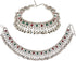 Efulgenz Indian Silver Tone Anklets Indian Jewelry Anklet Sets for Women Bollywood Crystal Faux Pearl Ghungroo Bell Anklets Wedding Bridal Anklet ...