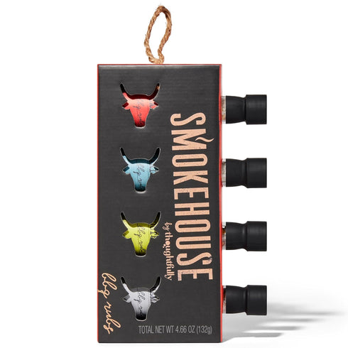 Smokehouse Gift Set by Thoughtfully, Vegan and Vegetarian Barbecue Rubs, Flavors Include Cajun, Caribbean, Memphis and Southwest, Set of 4...