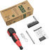 Cordless Electric Screwdriver, Rechargeable Mini Electric Screwdriver Set (Black & Red)...