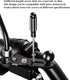 BRCOVAN Aluminum Alloy Mount Base with 1'' TPU Ball for Motorcycle Brake/Clutch Reservoir Cover Compatible with RAM Mounts B Size 1 Inch Ball Doub...