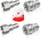 Boltigen Pressure Washer Swivel Adapter Set, M22-14mm to 3/8'' Quick Connect Kit, Disconnect Swivel for Power Washer Hose, 360 Degree Swivel, 5000...