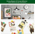 ZDZBLX Magnetic Board Frameless Stainless Iron Board Strips, Magnetic Strips with Adhesive Backing Bulletin Board Bar Strip Memo Magnet Board with...