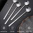 Long Ice Tea Spoons, 6.7 Inch Stirring Spoons Long Handle Ice Spoon Silver Coffee Cocktail Spoon for Stirring Ice Cream Tea Coffee Milkshake Cold ...