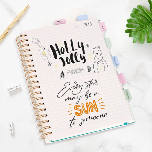 Hardcover Spiral Notebook, College Ruled Notebook Journal with 320 Pages, 8.5''×11'' Lined Journaling for Women Men, A4 Leather Writing Journals f...