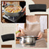 2 PCS Silicone Assist Handle Holder - Heat Resistant Pot Handle Covers - Non-Slip Handle Covers Handle Holder for Kitchen Pot Pan - Black...