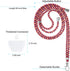 Weewooday 4 Pieces Universal Cell Phone Lanyard Around The Neck Phone Lanyard Crossbody Adjustable Nylon Phone Lanyard Patch with Neck Strap for M...