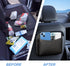 Car Side Porcket Organizer, Leather Small Car Pocket Bag, Phone Coin Sunglasses Holder for Car Seat, Door, Window, Console Universal Car Organizer...