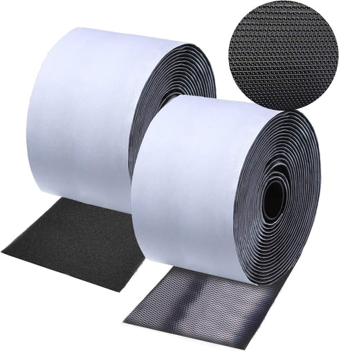 11CM (4.3 Inch) Wide 2 M Long Premium Hook and Loop Tape with Adhesive Nylon Fabric Fastener for Couch Cushions, Guitar Pedal, Cable Management an...