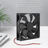 2Pcs DC 12V 12025 Cooling Fan 120x120x25mm 12cm 120mm Computer Case Fan DC 12V Cooling Fan for Fan Server Chassis Power Inverter PC Cooling Fan 2P...