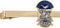 Desert Cactus Phi Beta Sigma Tie bar Fraternity Greek Formal Wear Blazer Jacket (Gold Color Crest Tie Bar)...