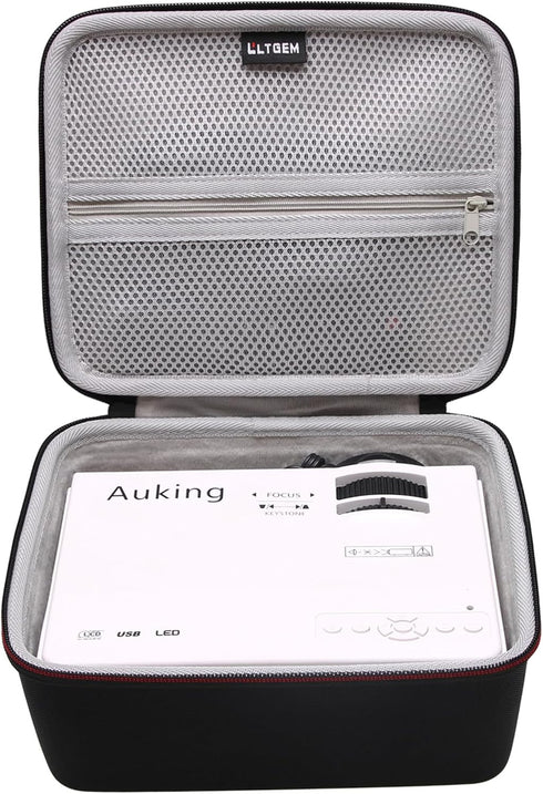 LTGEM Projector Case for AuKing ?M8-F Mini Projector(Inside: 8.4"x7.2"x3.2") - Hard Travel Protective Carrying Case Bag(Case Only)...