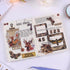Diuhofart 900+ Mini Scrapbook Washi Stickers for Journaling, 50 Sheets Vintage Sticker Book, Ephemera for Junk Journal Supplies Bullet Journals, S...