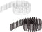 MECCANIXITY 4pcs 35 Inch Miniature Garden Fence, Mini Ornament Wood Picket Fence Decorative for Dollhouse Home DIY Crafts, Brown/White...