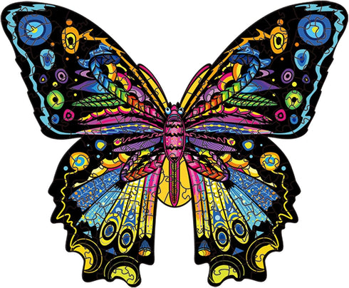 Wooden Puzzles for Adults,Wooden Animals Shaped Puzzles,Unique Shaped Jigsaw Puzzles,Magic Wooden Jigsaw Puzzles, Wood Puzzles Adult, Unique Puzzl...