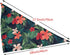 Flowers in The Palm Trees Banana Leaves Dog Bandana,Dog Bandanas Triangle Bibs Scarf Accessories for Small Medium Large Dogs Cats Pets Animals...