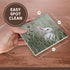 3dRose CST_44349_3 Side View of Bunny Rabbit in Tall Grass with Pink Wildflowers-Ceramic Tile Coasters, Set of 4...