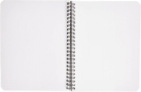 RHODIA 193439C - Spiral Notebook (Full Bound) Notebook Black - A5+ - Dot Dot - 160 Detachable Pages - White Clairefontaine Paper 80 g/m - Soft and...
