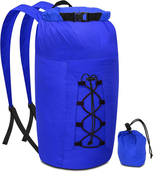 R2Depot Waterproof Dry Bag 20L, Lightweight Portable, Dry Storage Bag to Keep Gear Dry Clean for Kayaking, Swimming, Camping (Blue)...