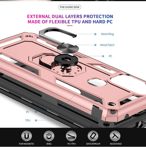 LeYi for Motorola Moto G Play 2023 Phone Case, Moto G Pure/G Power Case 2022 with 2 Pcs Tempered Glass Screen Protector, Military-Grade Protective...