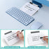 Desktop Small Dry Erase White Board, 8"×6" Glass Desk Whiteboard with Stand for Taking Notes, Home Office Tabletop Reminder Mini Notice Board for ...