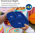 Re-Play Toddler Plates with Dividers - Deep-Walled 3 Compartments Divided Plates for Kids - Dishwasher & Microwave Safe - Made in USA - Set of 3-7...
