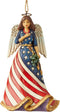 Enesco Jim Shore Heartwood Creek Patriotic Angel Hanging Ornament, 4.75 Inch, Multicolor (6004317)...