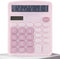 Calculators Desktop, Pink Calculator, Cute Calculator 12 Digit Desk Calculator Large Display, Dual Power Solar Battery, Office Home School Supplie...