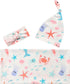 Newborn Baby Girl Receiving Blanket Swaddle Blanket Stretchy Knit Swaddle Set with Matching Headband (Pink)...