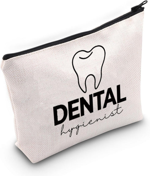 TOBGB Dental Hygienist Gift DH Dental Hygienist Toiletry Travel Bag Dental Appreciation Gift Dentist Graduation Gift (DH Dental)...