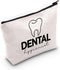 TOBGB Dental Hygienist Gift DH Dental Hygienist Toiletry Travel Bag Dental Appreciation Gift Dentist Graduation Gift (DH Dental)...