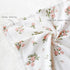 Muslin Baby Blankets for Girls Super Soft Nursery Minky Blankets with Breathable Muslin Cotton Front and 3D Touch Dotted Fleece Backing, Pink Flor...