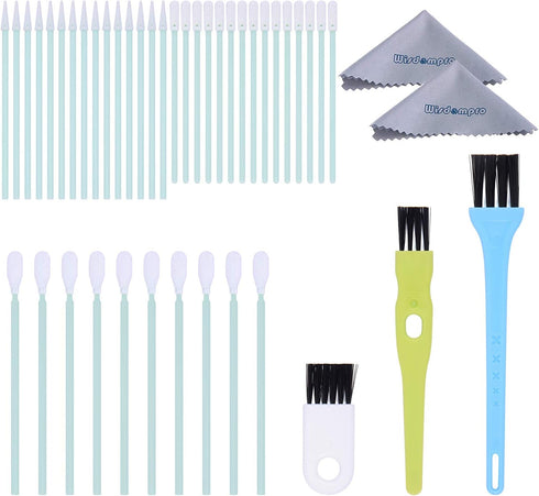 45 Pcs Cell Phone Cleaning Kit, Wisdompro USB Charging Port Cleaner and Headphone Jack Brush Tool Set Compatible with iPhone, iPad, Airpod, Laptop...