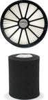 Fette Filter - Vaccum Filter Set Compatible with Bissell Pet Hair Eraser Lift-Off Upright Pet Vacuum Model 20871 2087 20872 20874 20878 2087R 2087...