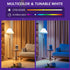 Light Bulbs with Matter, Smart Light Bulbs, WiFi Led Light Bulb Works with Alexa/Google Home/Apple Home/SmartThings, Hub Required, Smart Bulb, Col...
