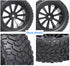 12mm hex rc Wheels and Tires 1/10 On Road Rally Tires Height 2.99 inch / 76mm (Set of 4)...