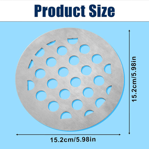 Stainless Steel Grate, Leaves Animals into Pump Tube & Filter Protect Pool Equipment...