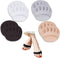 Reusable Honeycomb Fabric Forefoot Pads Soft Ball of Foot Cushions Metatarsal Pads for Women Men Prevention Pain Relief (Black,Beige,Grey,White)...