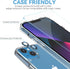 CloudValley 2 Pack Screen Protector Compatible with iPhone 13 6.1" + Camera Lens Protector, 9H Hardness HD Tempered Glass Film with Aluminum Alloy...