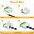 Lever Nuts Splicing Connector?for Solid and Stranded Conductors?3 Conductor with Operating levers?AWG 12-24 Transparent Housing Wire Connectors- P...