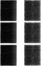 AquaMiracle Replacement Filter Sponges (6-Month Pack) for Aquarium Filter, Including 3 x Fine Sponge & 3 x Coarse Sponge...