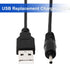 uxcell USB Replacement Charger Cable, Fast Charging Cord DC 2mm Small Pin, Flexible Plug Barrel Connector 70cm Portable Cable for Nokia N78 N79 52...