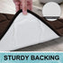 OLANLY Memory Foam Toilet Rugs U-Shaped 24x20, Ultra Soft and Absorbent Bathroom Rugs, Non-Slip Thick Toilet Bath Mat, Machine Wash Dry, Contour B...